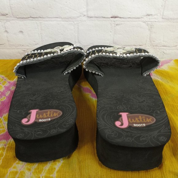 Justin Boots Flip Flops - Picture 4 of 6